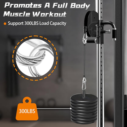 Cable Attachments for Gym, 2PCS Gym Cable Extension Compatible with Gym Accessories, Gym Cable Machine for LAT/Tricep Pull Down, Leg Extensions Machine