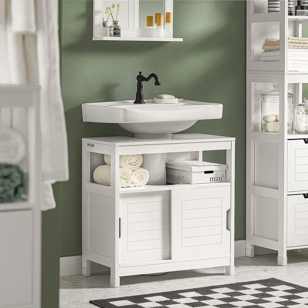 NNEDSZ Vanity Unit Bathroom Furniture, White