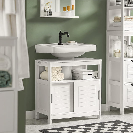 NNEDSZ Vanity Unit Bathroom Furniture, White