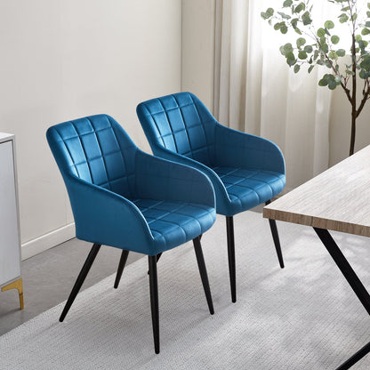 Bloor Velvet Dining Chairs [Set of 2]