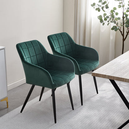Bloor Velvet Dining Chairs [Set of 2]