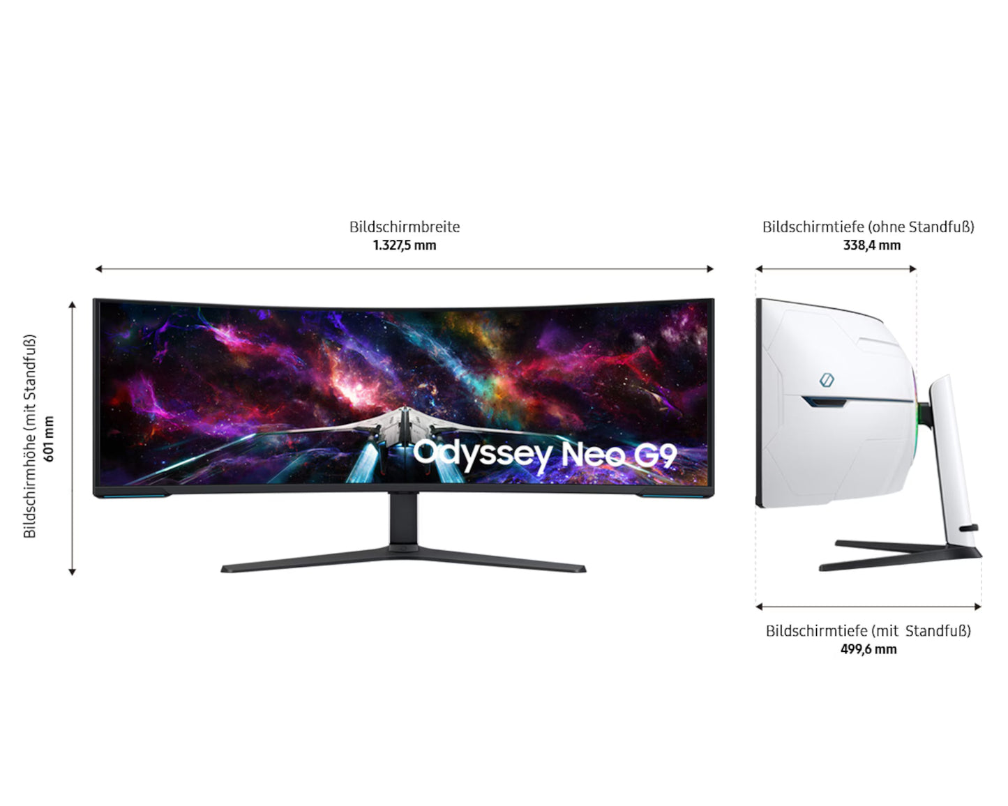 Samsung Odyssey Neo G9 (G95NC) 57" Dual-UHD 240Hz Gaming Monitor