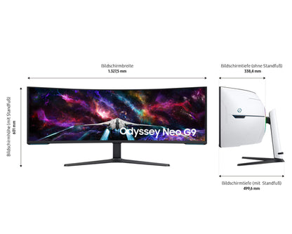 Samsung Odyssey Neo G9 (G95NC) 57" Dual-UHD 240Hz Gaming Monitor