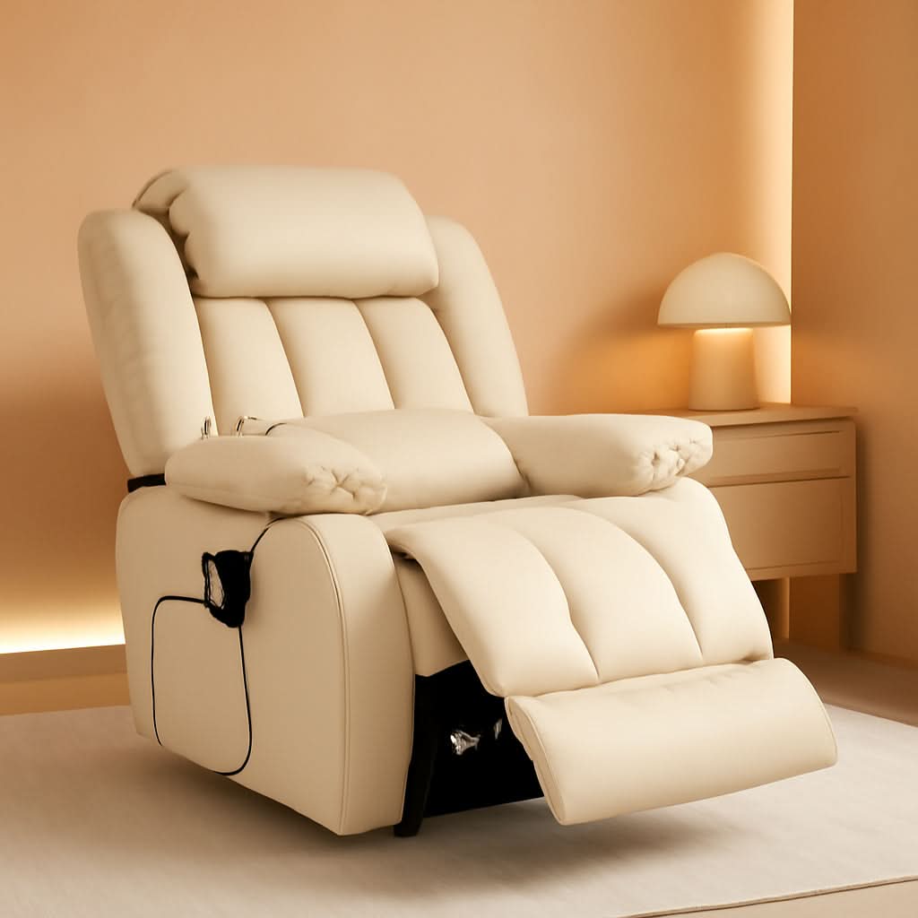 Large Reclining Lift Chair With Dual Motor Massage