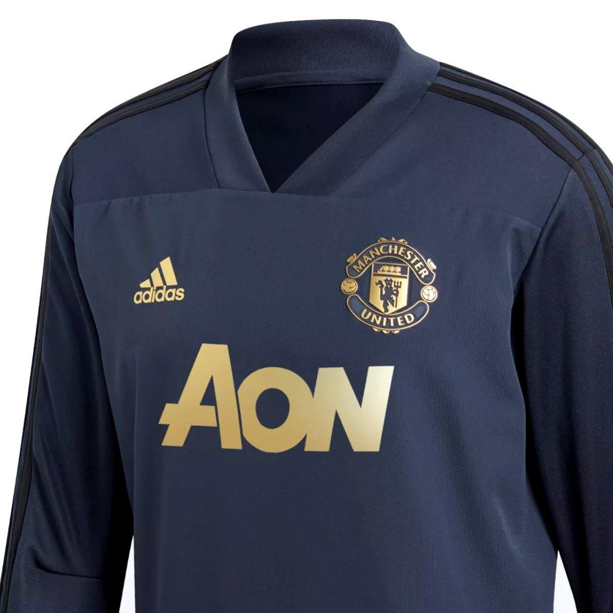 Manchester United training sweat soccer tracksuit UCL 2018/19 - Adidas