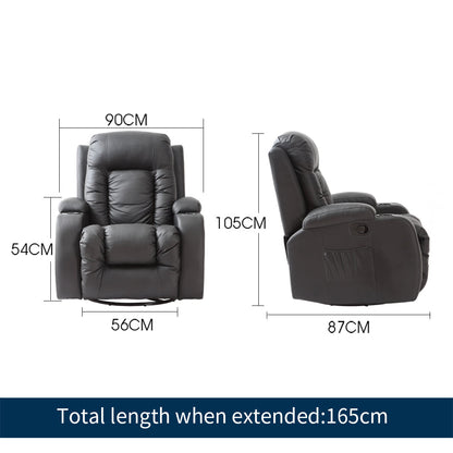 NNEIDS Levede Massage Sofa Chair Recliner 360