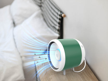 Repelente fotocatalítico de mosquitos alimentado por USB Techancy, KM1202, fotocatalítico, captura física, ventilação integrada, ecológico