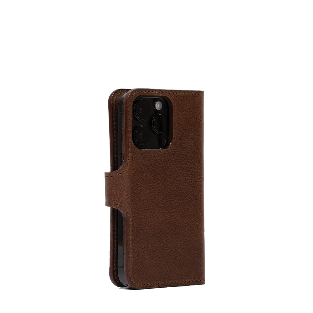 Full-Grain Leather Folio Case Wallet for iPhone 14 Series with MagSafe - Classic 4.0