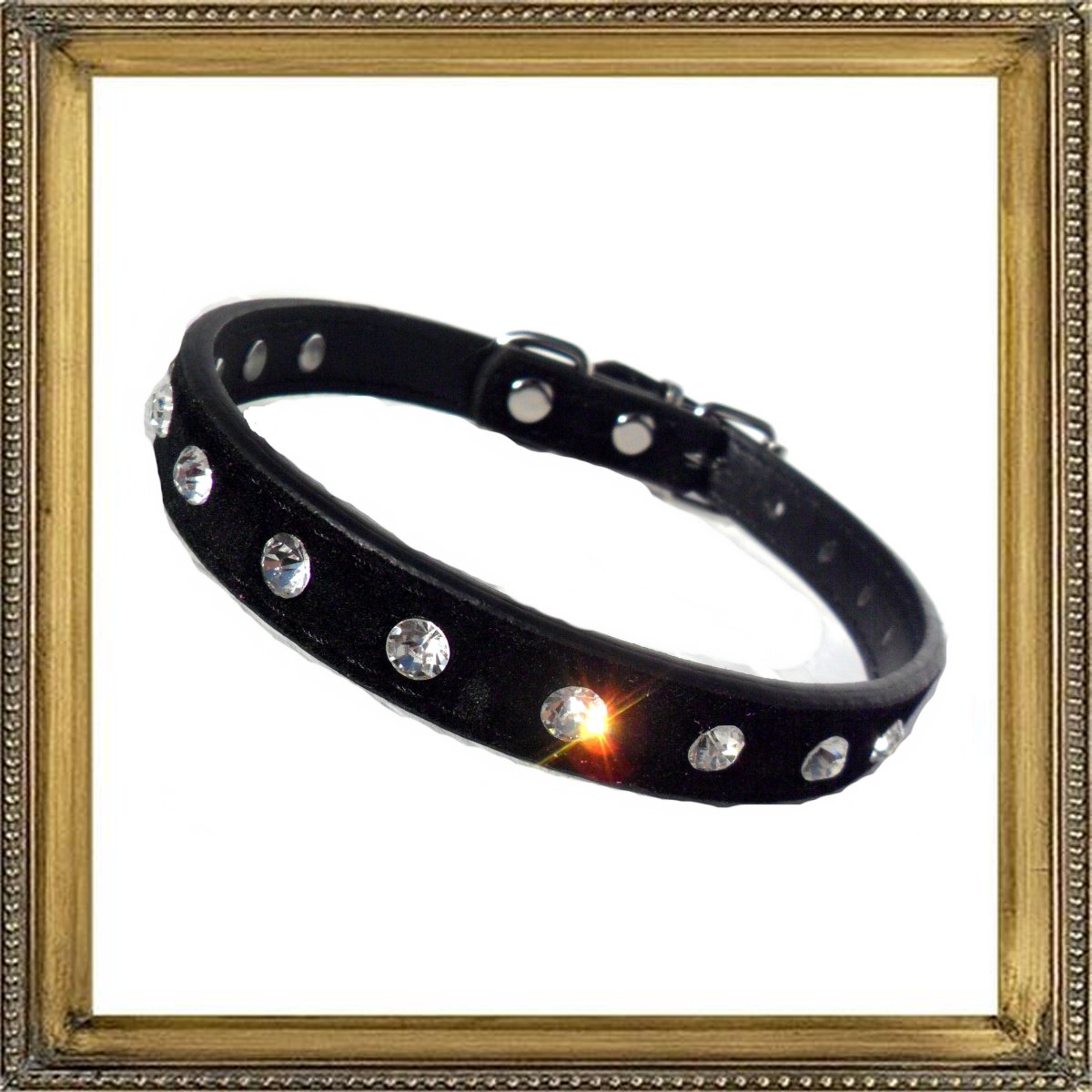 Majestic Crystal Dog Collar