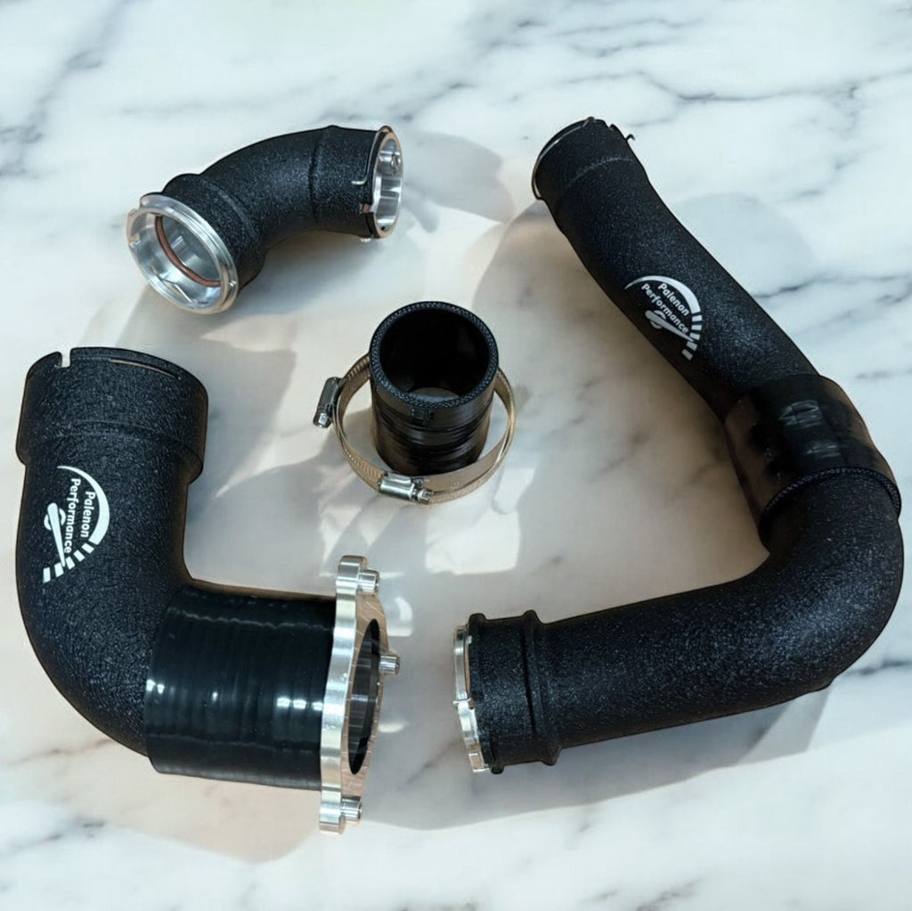 Aluminum S58 Charge Pipes For BMW G80 M3, G82 M4, G87 M2, F97 X3M, F98 X4M | Palenon Performance