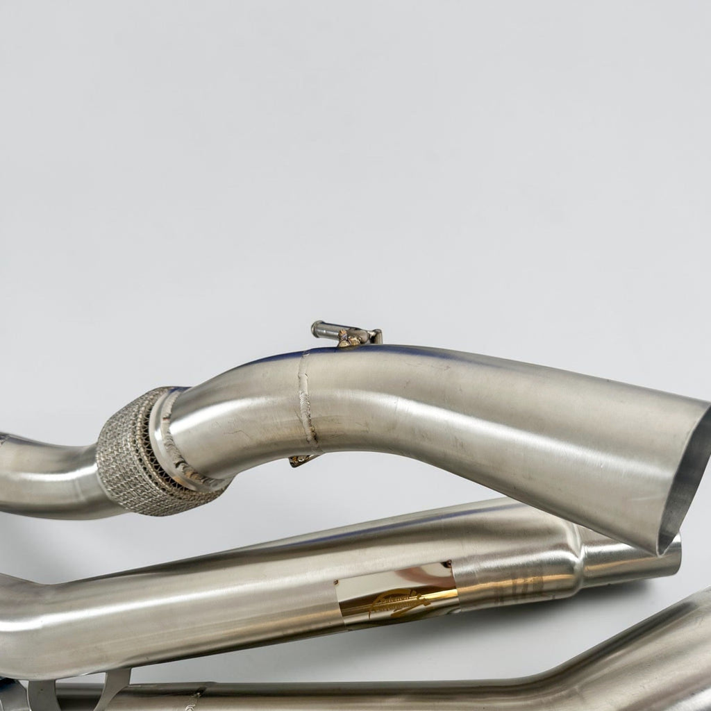 AWD Audi S3 8Y Race Downpipe & VW MK8 Golf R Race Downpipe - Palenon Performance