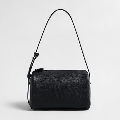 Premium Pebbled Calfskin Cylinder Bag – Trending Barrel Shoulder Crossbody