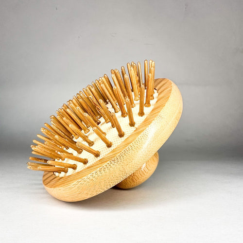 Eco-Friendly Bamboo Scalp Massager