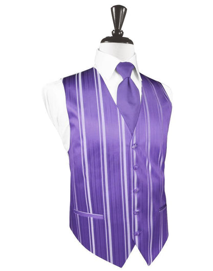 Striped Satin Tuxedo Vest 7