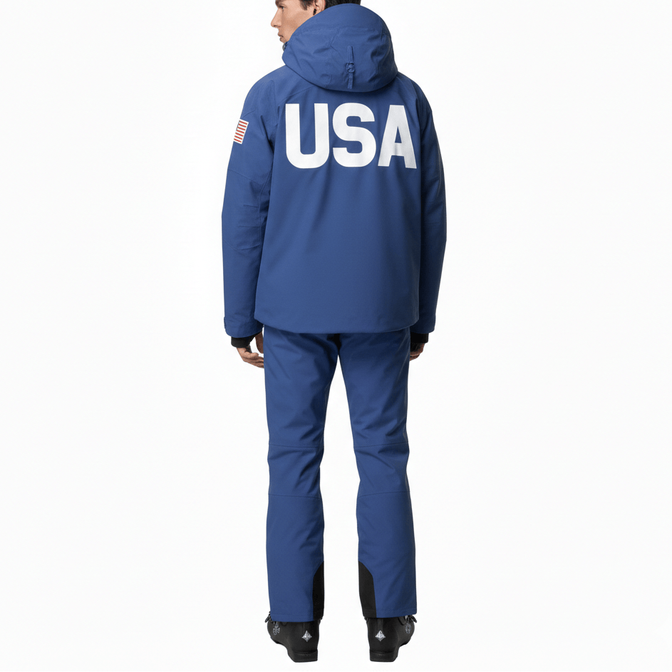 US Ski Snowboard Team waterproof padded jacket 2025/26 Slate Blue - Kappa